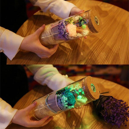 Eternal Bloom Luxury Glass Soap Dispenser - Très Elite