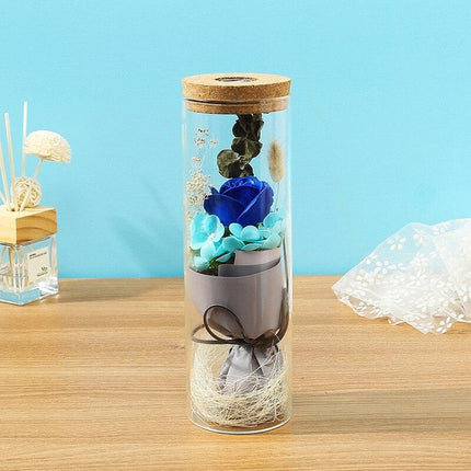 Eternal Bloom Luxury Glass Soap Dispenser - Très Elite