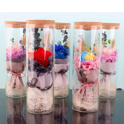 Eternal Bloom Luxury Glass Soap Dispenser - Très Elite