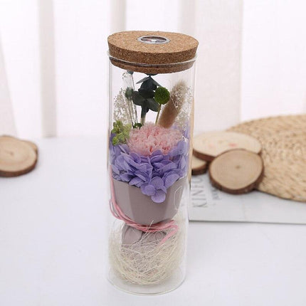 Eternal Bloom Luxury Glass Soap Dispenser - Très Elite