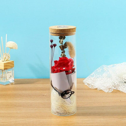Eternal Bloom Luxury Glass Soap Dispenser - Très Elite