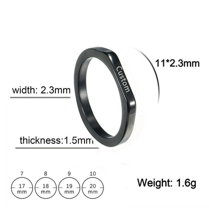 Eternal Connection Customizable Stainless Steel Couple Rings - A Celebration of Infinite Love - Très Elite