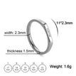 7 / 2.3mm Steel Color