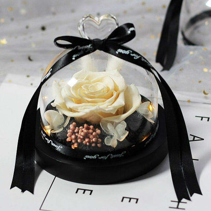 Eternal Elegance: Illuminated Glass Enchanted Rose - Très Elite