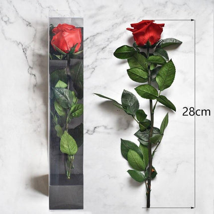 Eternal Elegance Preserved Rose Stem - The Perfect Gift for Weddings, Home Decor & Mother's Day - Très Elite
