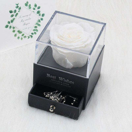 Eternal Elegance Rose Glass Display - A Timeless Tribute to Lasting Affection - Très Elite