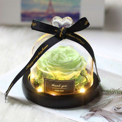 Eternal Elegance Rose Glass Display - A Timeless Tribute to Lasting Affection - Très Elite