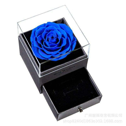 Eternal Elegance Rose Glass Display - A Timeless Tribute to Lasting Affection - Très Elite
