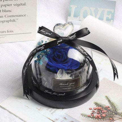 Eternal Elegance Rose Glass Display - A Timeless Tribute to Lasting Affection - Très Elite