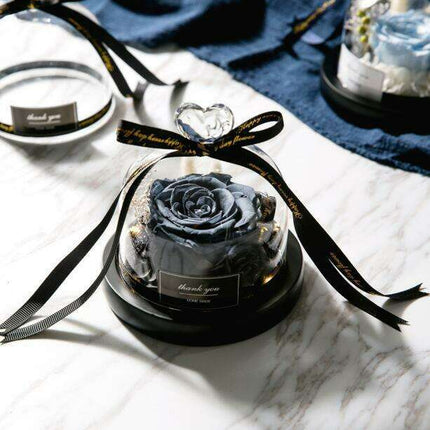 Eternal Love: Enchanted Glass Dome with Preserved Rose - Très Elite
