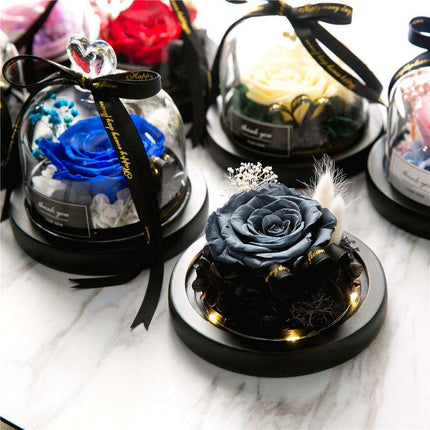 Eternal Love: Enchanted Glass Dome with Preserved Rose - Très Elite