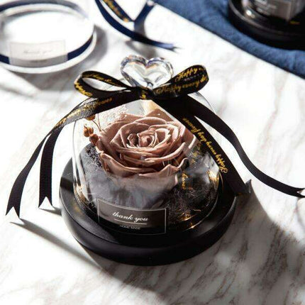 Eternal Love: Enchanted Glass Dome with Preserved Rose - Très Elite