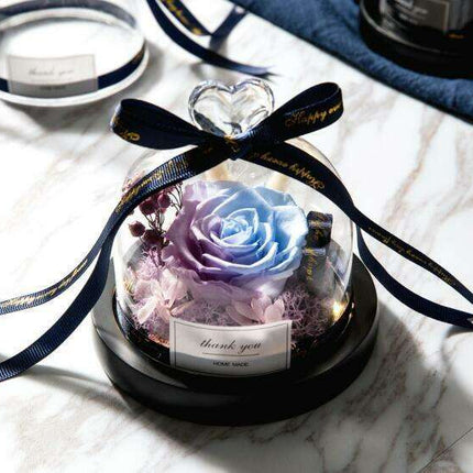 Eternal Love: Enchanted Glass Dome with Preserved Rose - Très Elite