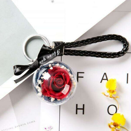 Eternal Love: Enchanted Glass Dome with Preserved Rose - Très Elite