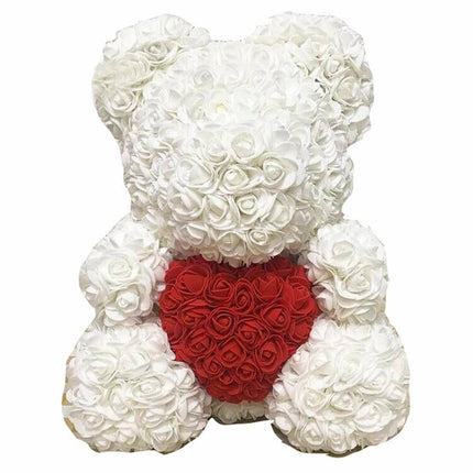 Eternal Love Rose Bear: A Stunning Floral Emblem of Affection - Très Elite