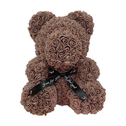 Eternal Love Rose Bear: A Stunning Floral Emblem of Affection - Très Elite