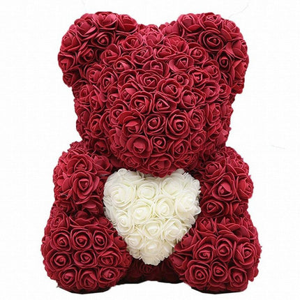 Eternal Love Rose Bear: A Stunning Floral Emblem of Affection - Très Elite