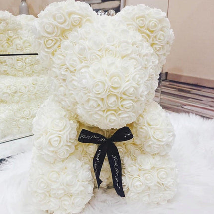 Eternal Love Rose Bear: A Stunning Floral Emblem of Affection - Très Elite