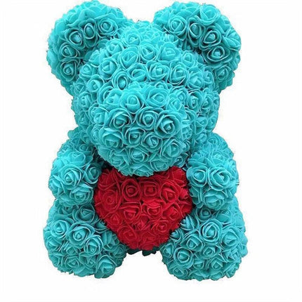 Eternal Love Rose Bear: A Stunning Floral Emblem of Affection - Très Elite