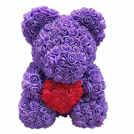 Eternal Love Rose Bear: A Stunning Floral Emblem of Affection - Très Elite