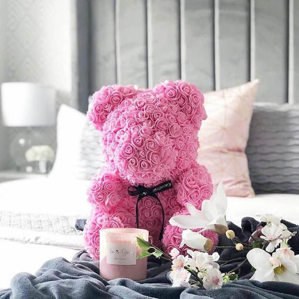 Eternal Love Rose Bear: A Stunning Floral Emblem of Affection - Très Elite