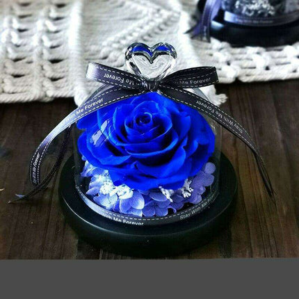 Eternal Romance - Glass Enchantment with Preserved Roses and LED Lights - Très Elite