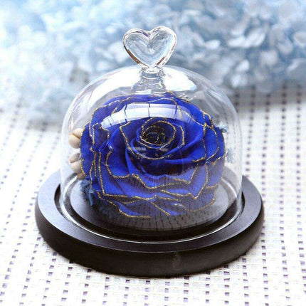 Eternal Romance - Glass Enchantment with Preserved Roses and LED Lights - Très Elite