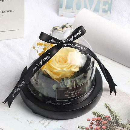 Eternal Romance Rose Glass Dome: A Timeless Symbol of Love and Grace - Très Elite