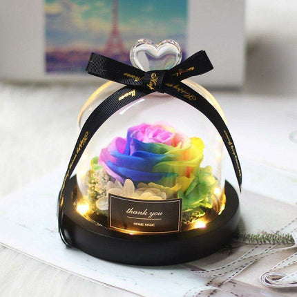 Eternal Romance Rose Glass Dome: A Timeless Symbol of Love and Grace - Très Elite
