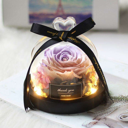 Eternal Romance Rose Glass Dome: A Timeless Symbol of Love and Grace - Très Elite