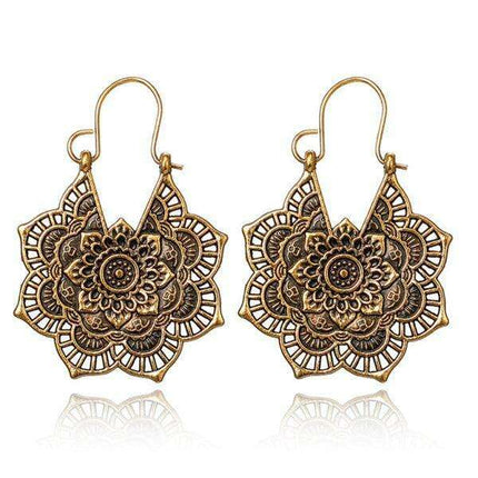 Ethereal Floral Boho Earrings: Whimsical Beauty