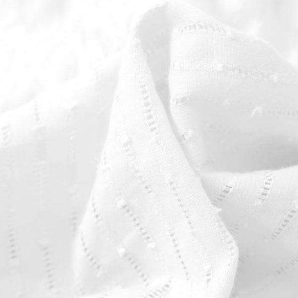 Euro-American V-Neck Cotton Dress with Waist Tie - Elevate Your Spring-Summer Style - Très Elite