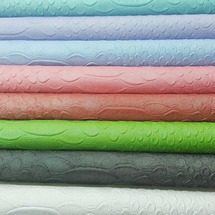 Exquisite Alligator Pattern Vegan Leather Crafting Sheets - Premium DIY Essentials - Très Elite