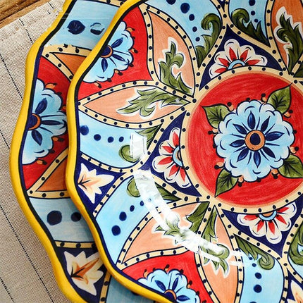 Exquisite Artisan Ceramic Dining Plate Collection - Très Elite