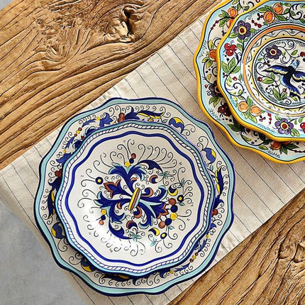 Exquisite Artisan Ceramic Dining Plate Collection - Très Elite