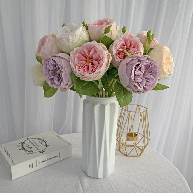 Exquisite Austin Big Rose Silk Flower Collection for Elegant Home Decor
