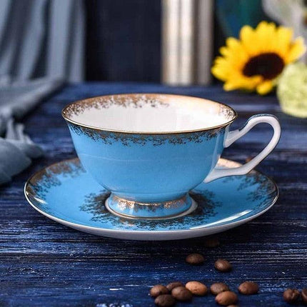 Exquisite Bone China Tea and Coffee Cup Set - 200ML Capacity - Très Elite