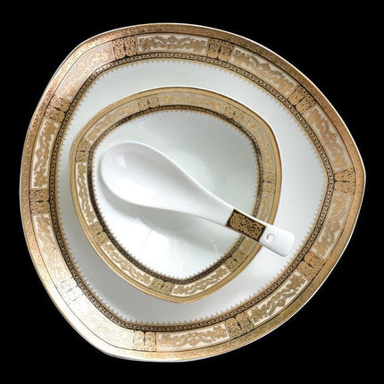 Exquisite Botanica Fine Bone China Dinner Plate Set for Luxurious Entertaining - Très Elite