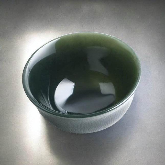Exquisite Hetian Nephrite Jade Tea Master Cups for Elevated Gongfu Rituals
