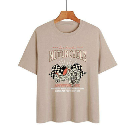 Retro Rider Women's Graphic Tee for Trendy Escapades