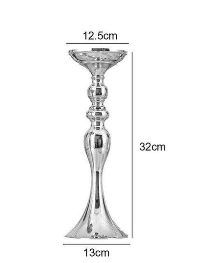 Mermaid Magic: Elegant Candle Holder Stand with Customizable Floral Display Options