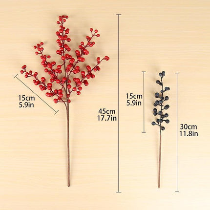 Faux Berry Blossom Bouquet: Elegant Year-Round Floral Arrangement - Très Elite