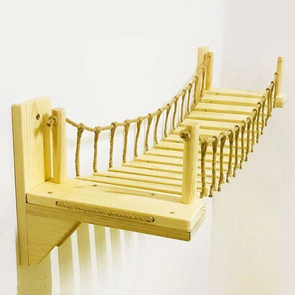 Feline Adventure Wall-Mounted Tree House: Multi-Level Cat Play Station with Hammock & Scratching Post - Très Elite
