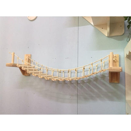 Feline Adventure Wall-Mounted Tree House: Multi-Level Cat Play Station with Hammock & Scratching Post - Très Elite