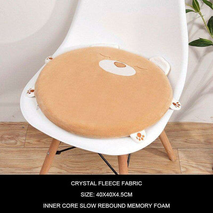 Feline Fantasy Memory Foam Seat Cushion - Charming Comfort for Every Space