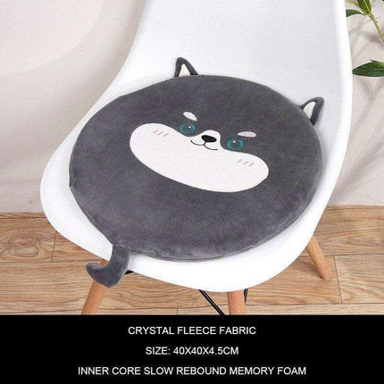 Feline Fantasy Memory Foam Seat Cushion - Charming Comfort for Every Space