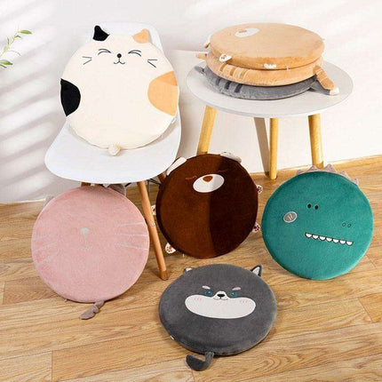 Feline Fantasy Memory Foam Seat Cushion - Charming Comfort for Every Space