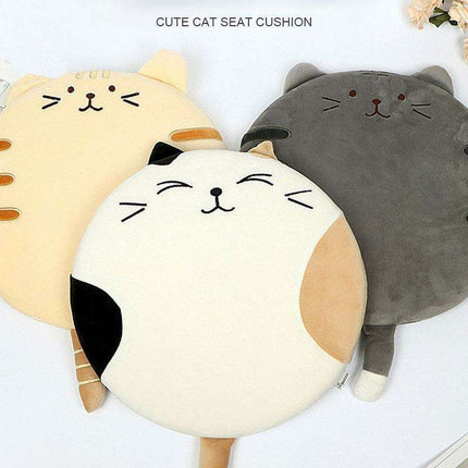 Feline Fantasy Memory Foam Seat Cushion - Charming Comfort for Every Space