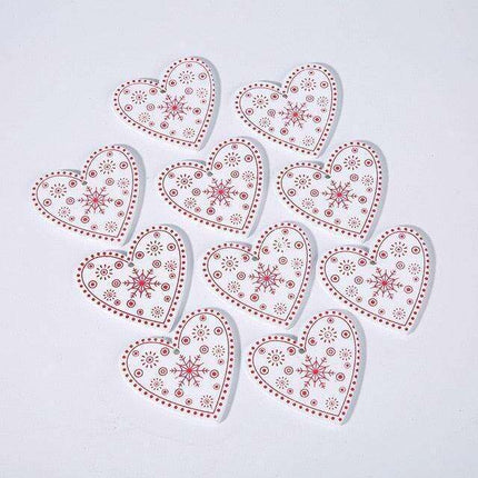 Festive Charm: 10 Delightful 5cm Holiday Hanging Ornaments - Très Elite