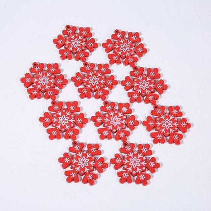 Festive Charm: 10 Delightful 5cm Holiday Hanging Ornaments - Très Elite